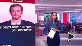 אלמז מנגיסטו מתבלבלת, צילום: צילום מסך חדשות 12